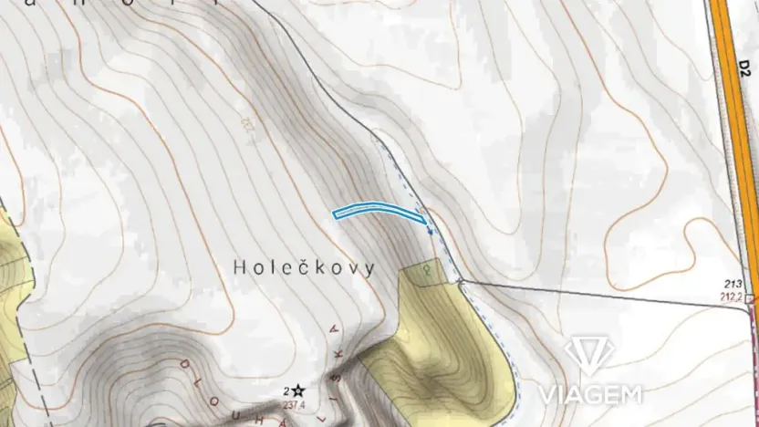 Prodej podílu pole, Nosislav, 869 m2