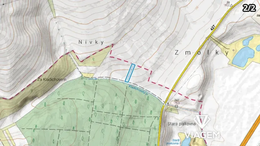 Prodej podílu pole, Moravský Písek, 1000 m2