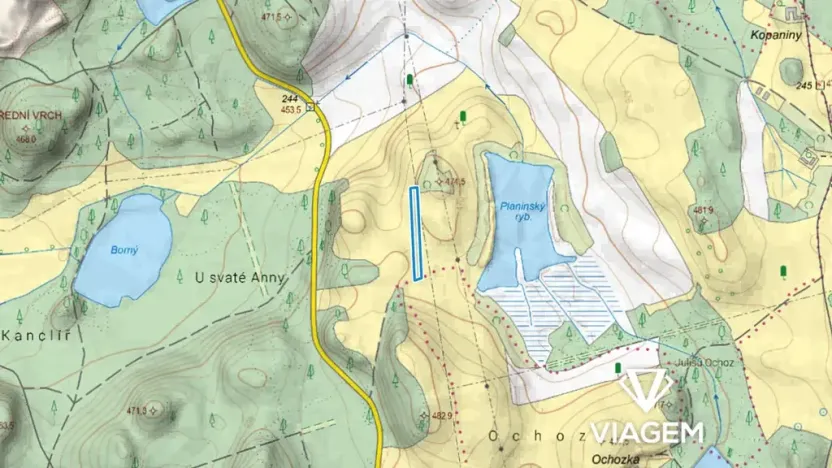 Prodej pole, Chlum u Třeboně, 2620 m2
