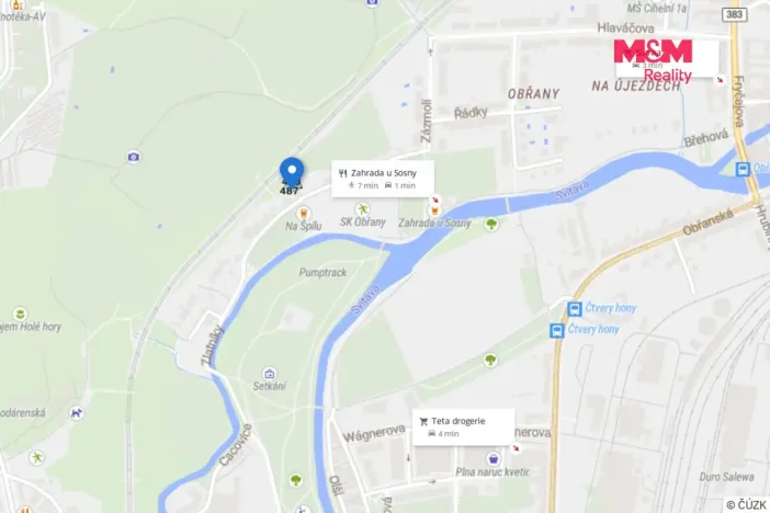 Prodej zahrady, Brno, Zlatníky, 592 m2