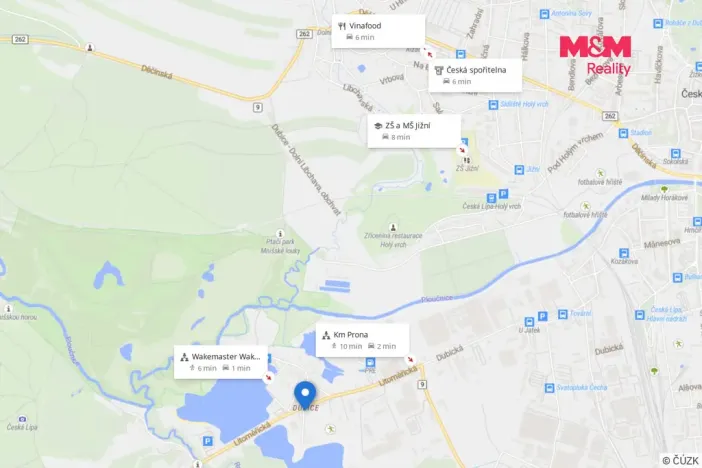 Pronájem bytu 1+1, Česká Lípa - Dubice, Litoměřická, 31 m2