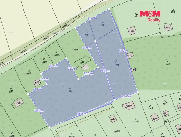 Prodej lesa, Praha, 5606 m2