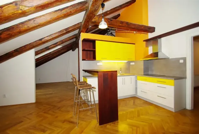 Pronájem atypického bytu, Praha - Smíchov, Viktora Huga, 164 m2