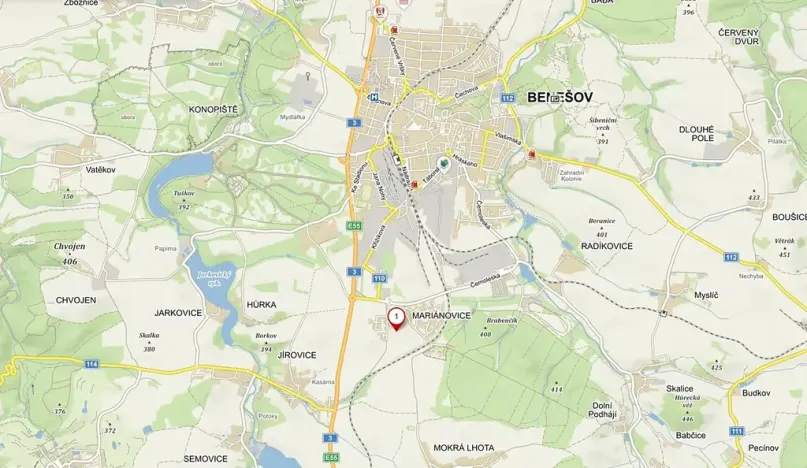 Prodej pozemku pro bydlení, Benešov, 1348 m2
