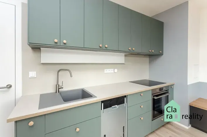 Pronájem bytu 1+kk, Praha - Vysočany, Piskáčkových, 28 m2
