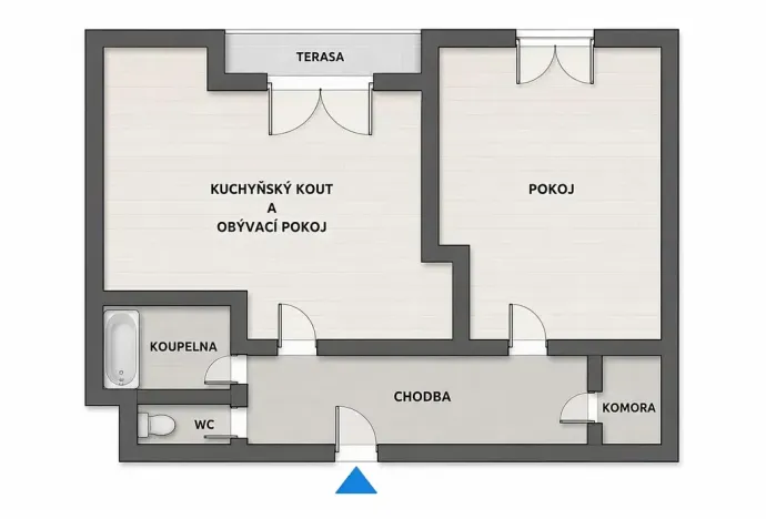 Pronájem bytu 2+kk, Hradec Králové, Ve Stromovce, 59 m2