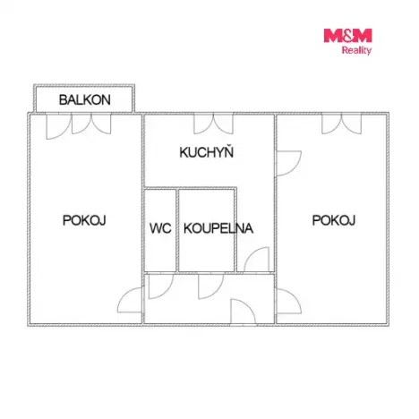 Prodej bytu 2+1, Karviná - Ráj, Haškova, 54 m2