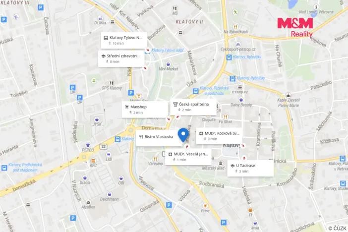 Pronájem bytu 2+kk, Klatovy - Klatovy I, Vančurova, 68 m2