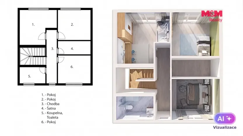 Prodej rodinného domu, Mělník, 132 m2