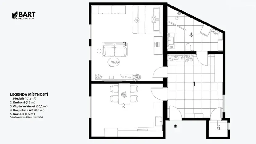 Pronájem obchodního prostoru, Rosice, Brněnská, 84 m2