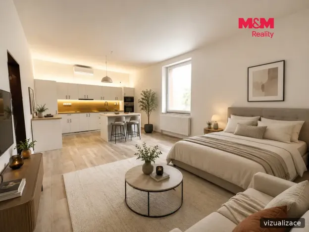 Pronájem bytu 1+kk, Ploskovice, 50 m2