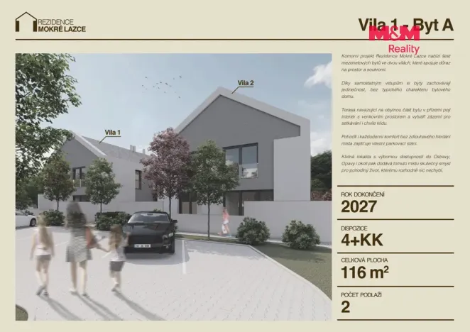 Prodej bytu 4+kk, Mokré Lazce, Generála Vlachého, 117 m2