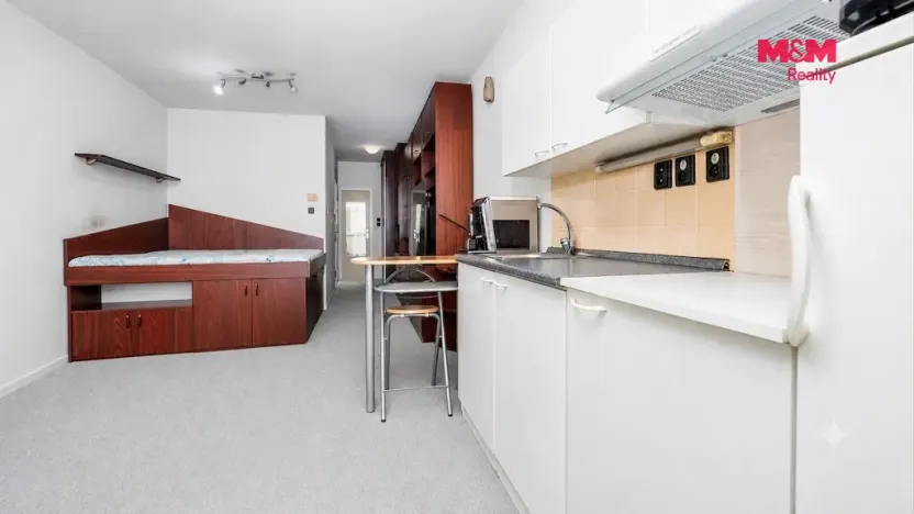 Pronájem bytu 1+kk, Pardubice - Zelené Předměstí, nábřeží Závodu míru, 32 m2