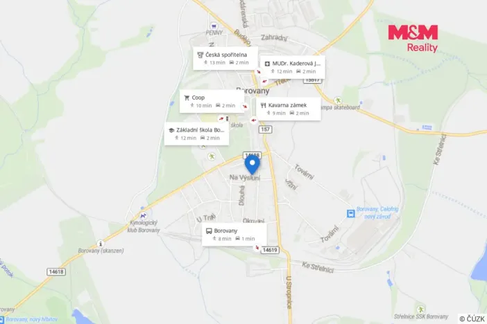 Pronájem bytu 2+1, Borovany, Nová, 65 m2