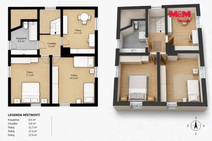 Prodej rodinného domu, Litvínovice - Šindlovy Dvory, U Střelnice, 126 m2