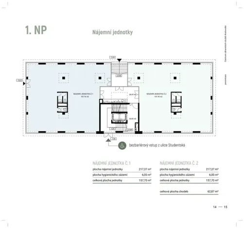 Pronájem obchodního prostoru, Plzeň, Krašovská, 217 m2