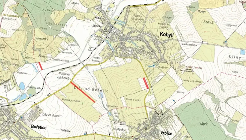 Prodej sadu/vinice, Kobylí, 17433 m2