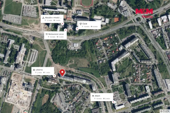 Pronájem bytu 3+1, Hradec Králové - Nový Hradec Králové, třída Edvarda Beneše, 90 m2