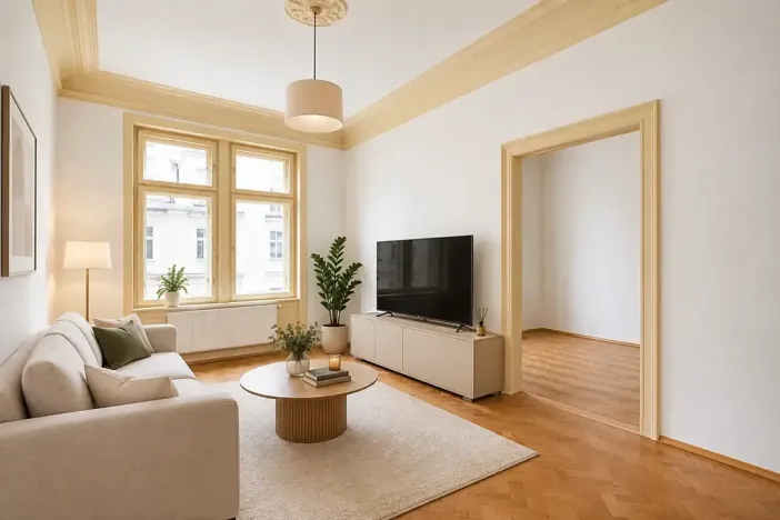 Pronájem bytu 2+1, Praha - Staré Město, Kaprova, 82 m2