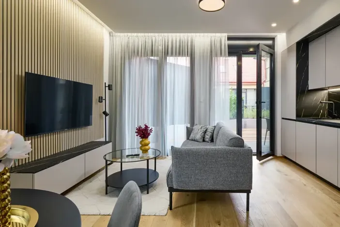 Pronájem bytu 2+kk, Praha - Nusle, Mnatova, 42 m2