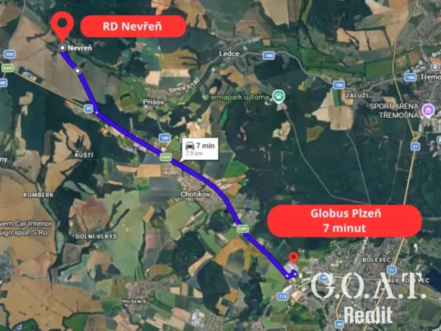 Prodej rodinného domu, Nevřeň, 95 m2