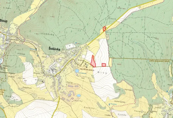 Prodej pole, Šošůvka, 13118 m2
