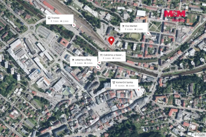 Pronájem bytu 3+kk, Trutnov - Střední Předměstí, Novodvorská, 50 m2
