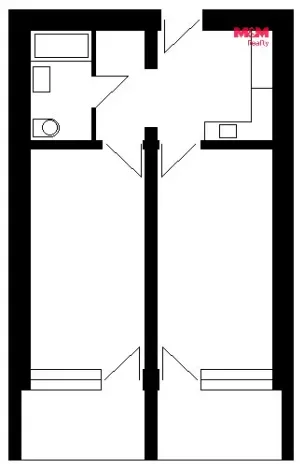 Pronájem bytu 2+kk, Všemina, 47 m2