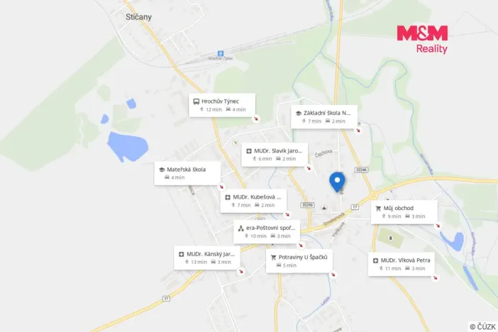 Prodej rodinného domu, Hrochův Týnec, Podborská, 140 m2