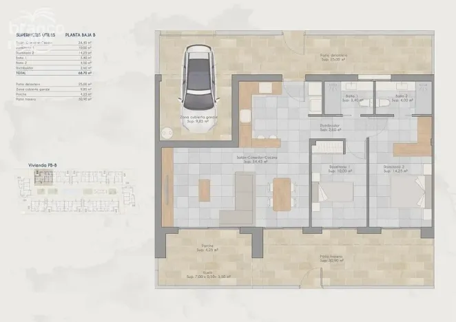Prodej rodinného domu, Torre Pacheco, Murcia, Španělsko, 78 m2