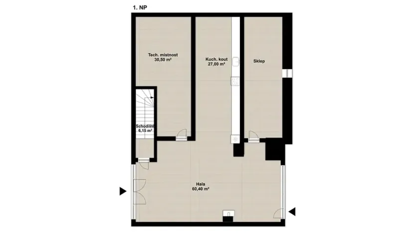 Prodej činžovního domu, Černolice, Ke dvoru, 375 m2
