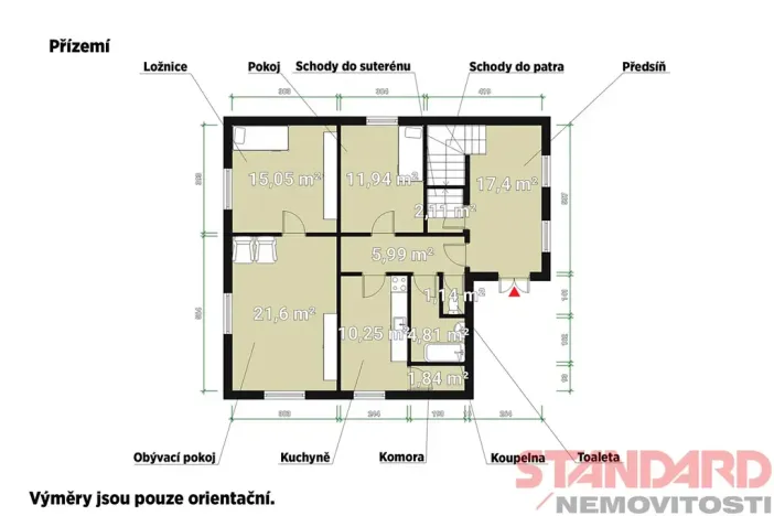 Prodej rodinného domu, Osvračín, 164 m2