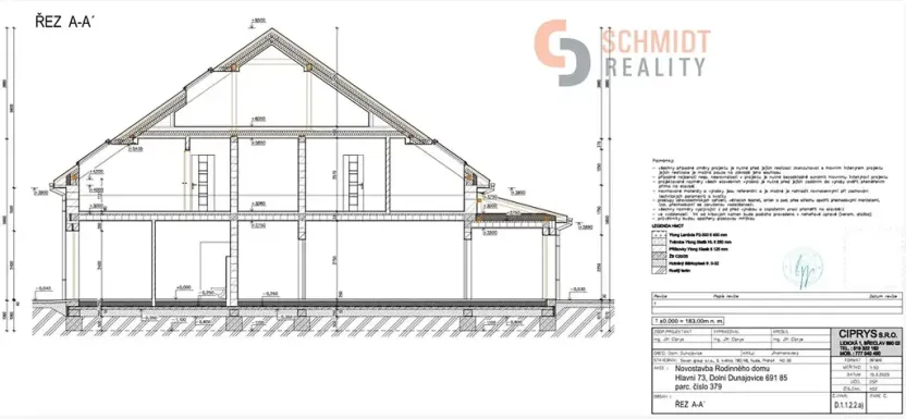 Prodej pozemku pro bydlení, Dolní Dunajovice, Hlavní, 1140 m2