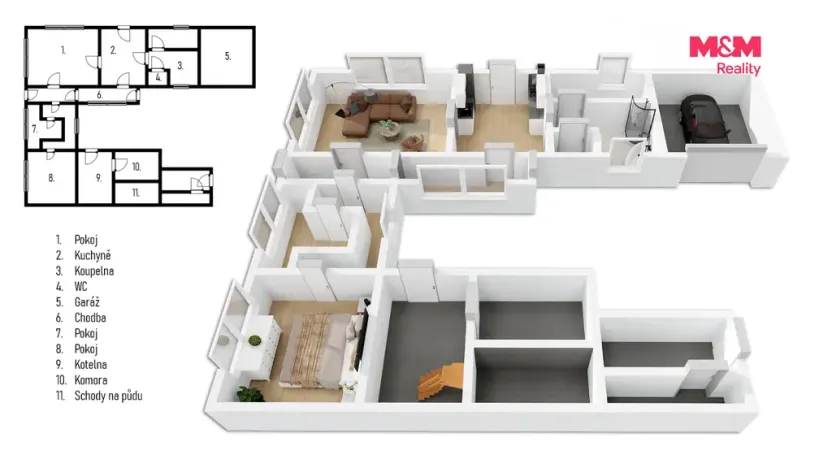 Prodej rodinného domu, Uhersko, 120 m2