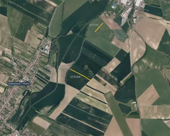 Prodej pole, Svatobořice-Mistřín, 5671 m2