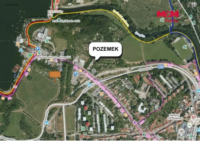 Prodej pozemku pro bydlení, Brno - Bystrc, 378 m2
