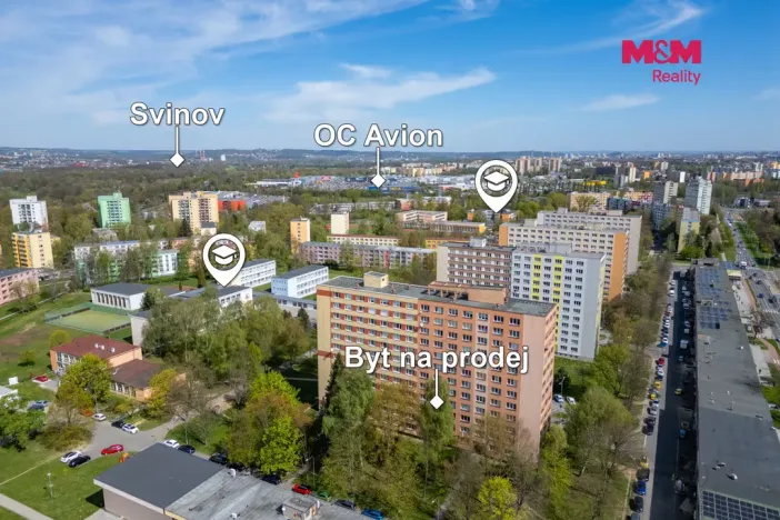 Prodej bytu 2+1, Ostrava, Výškovická, 57 m2