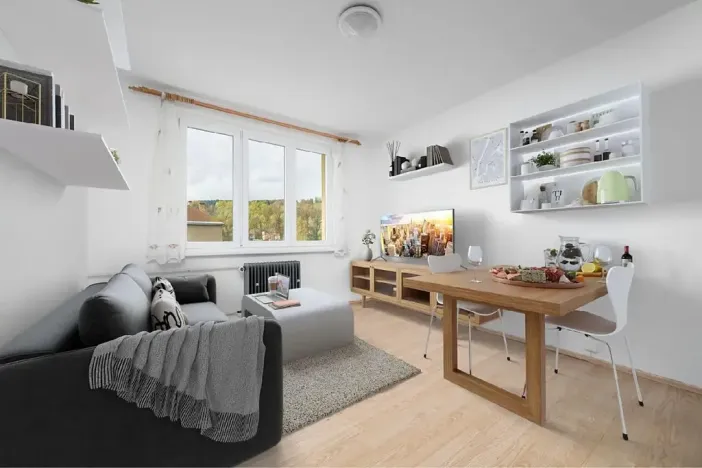 Pronájem bytu 1+kk, Velké Hamry, 24 m2