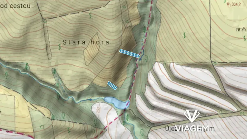Prodej pole, Újezdec, 749 m2