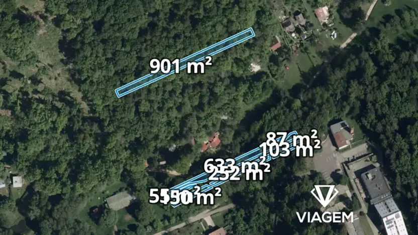 Prodej podílu lesa, Kněždub, 545 m2