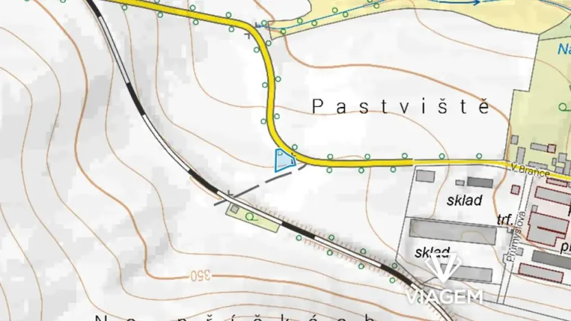 Prodej podílu pole, Tachlovice, 185 m2