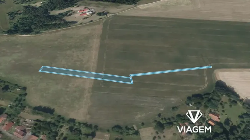 Prodej podílu pole, Církvice, 818 m2