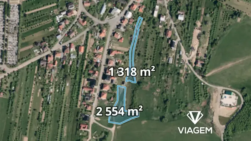 Prodej podílu zahrady, Újezd, 535 m2