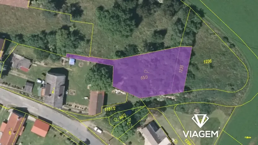 Prodej podílu zahrady, Křelovice, 262 m2