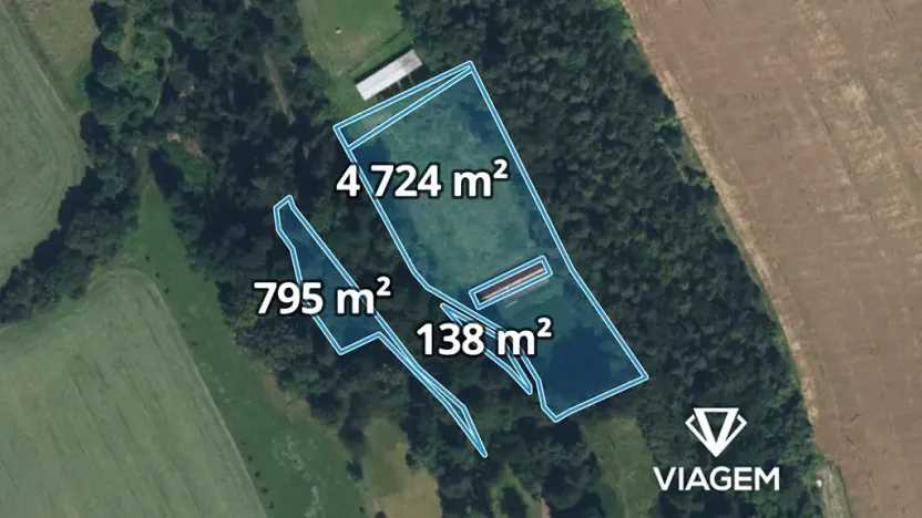 Prodej podílu pole, Velký Třebešov, 549 m2