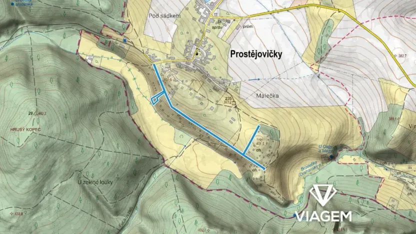 Prodej podílu zahrady, Prostějovičky, 514 m2