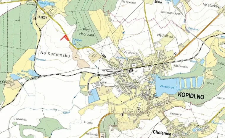 Prodej pole, Kopidlno, 3091 m2