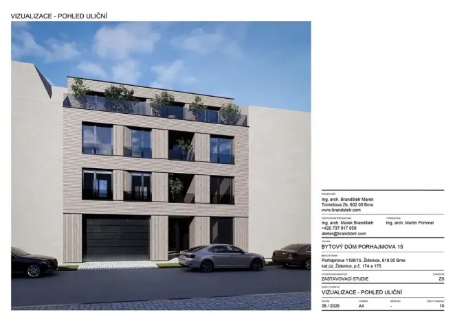 Prodej činžovního domu, Brno, Porhajmova, 380 m2