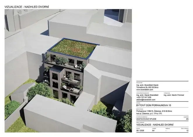 Prodej činžovního domu, Brno, Porhajmova, 380 m2