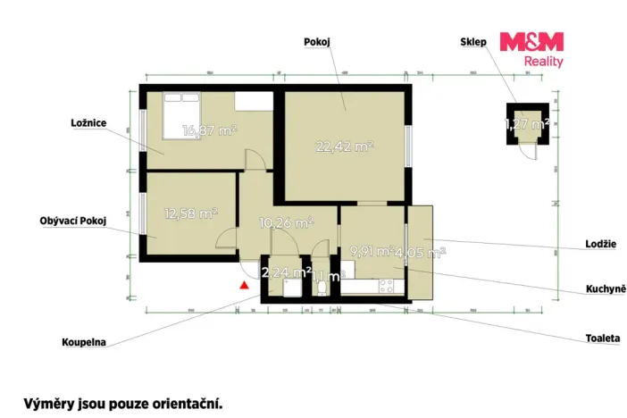 Pronájem bytu 3+kk, Plzeň - Skvrňany, Waltrova, 74 m2